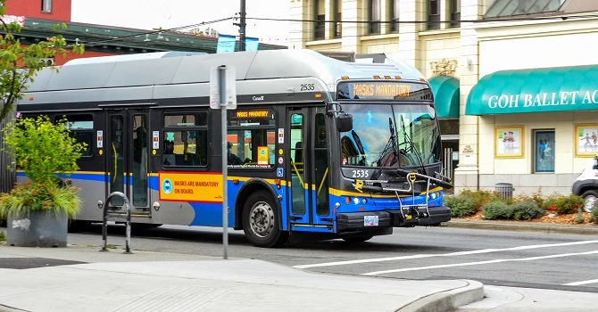 Vancouver Public Transit System Bus